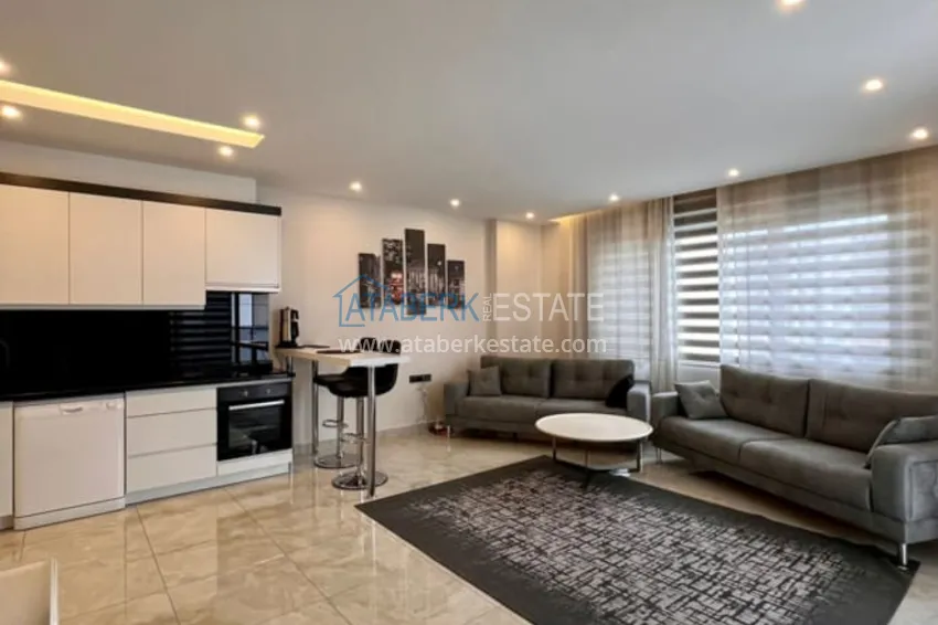 Purchase  Two-room apartment "turnkey" in the center of Alanya - Cleopatra beach area 1 