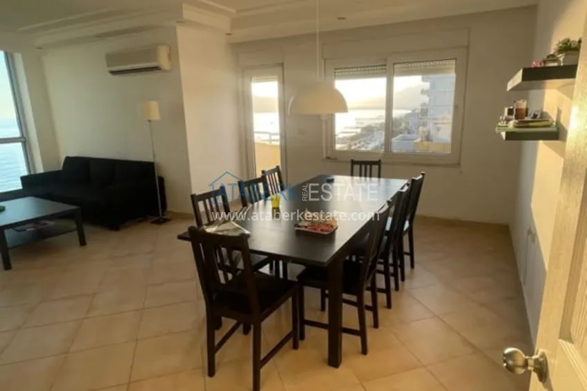 Purchase  Linear apartment 3+1 on the first coastline in Tosmur area. The property is suitable for residence permit  1 