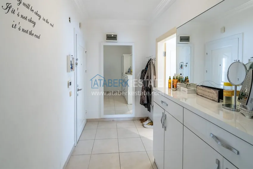 Purchase  Two-bedroom apartment for a residence permit, furnished in a cozy complex - Oba district, Alanya 1 