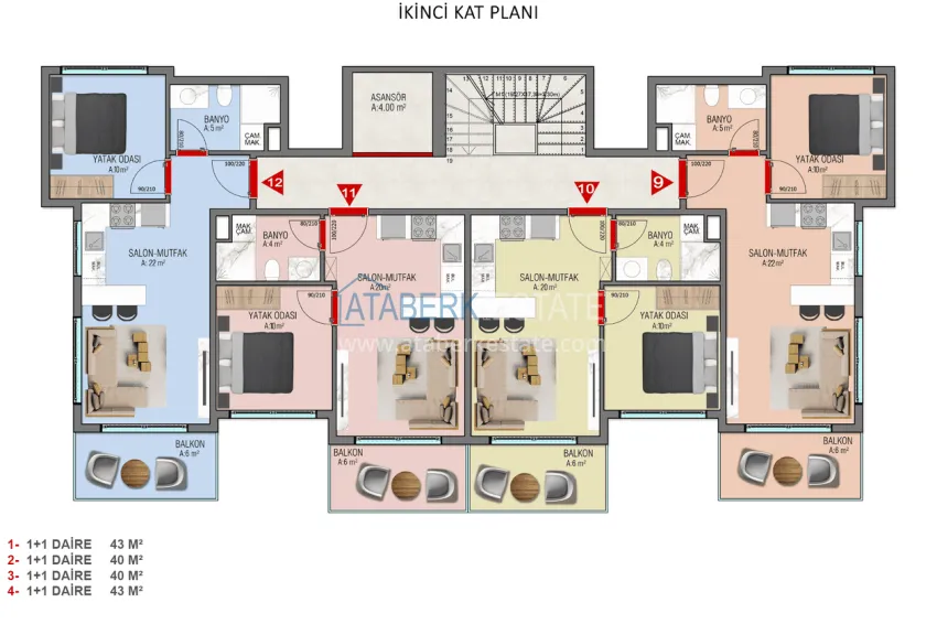 Buy cheap Newly furnished apartments from the owner in a boutique complex - Avsallar district, Alanya 2 