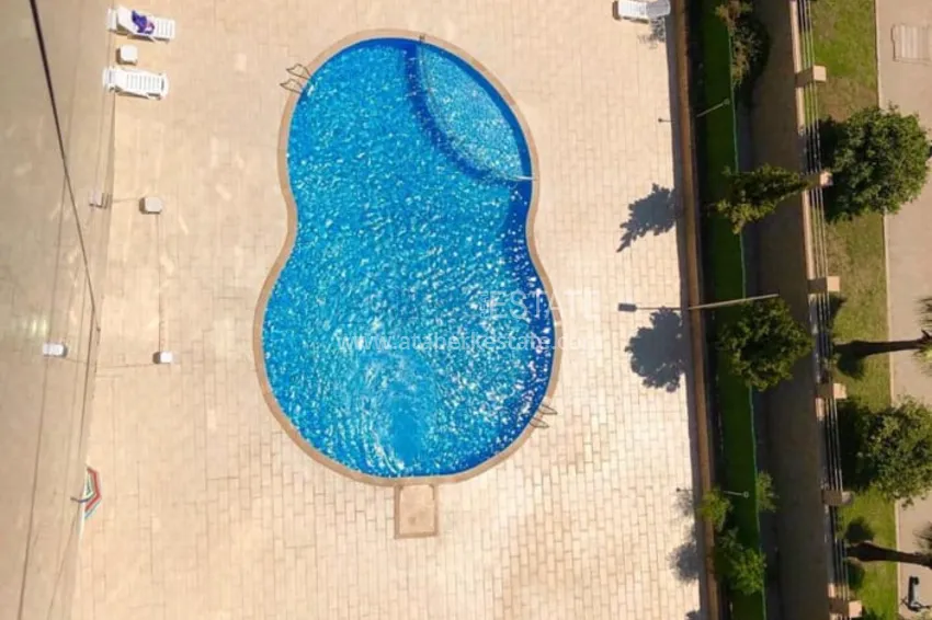 Purchase  Linear apartment 3+1 on the first coastline in Tosmur area. The property is suitable for residence permit  21 