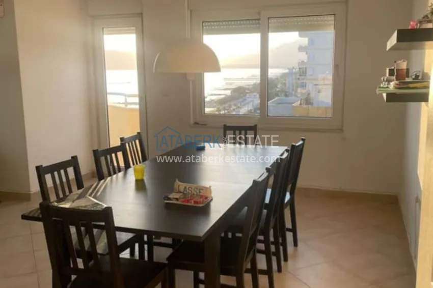 Purchase  Linear apartment 3+1 on the first coastline in Tosmur area. The property is suitable for residence permit  2 