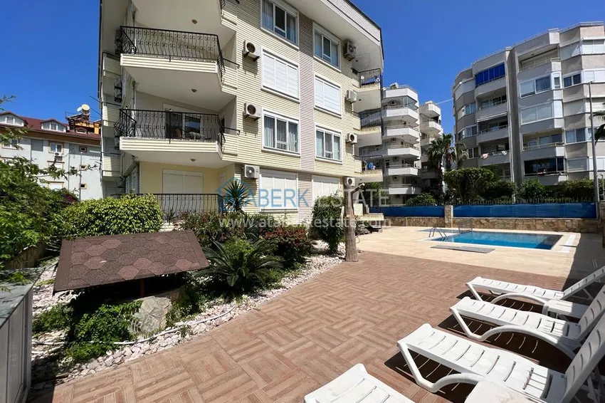 Two-bedroom apartment for a residence permit, furnished in a cozy complex - Oba district, Alanya 3 