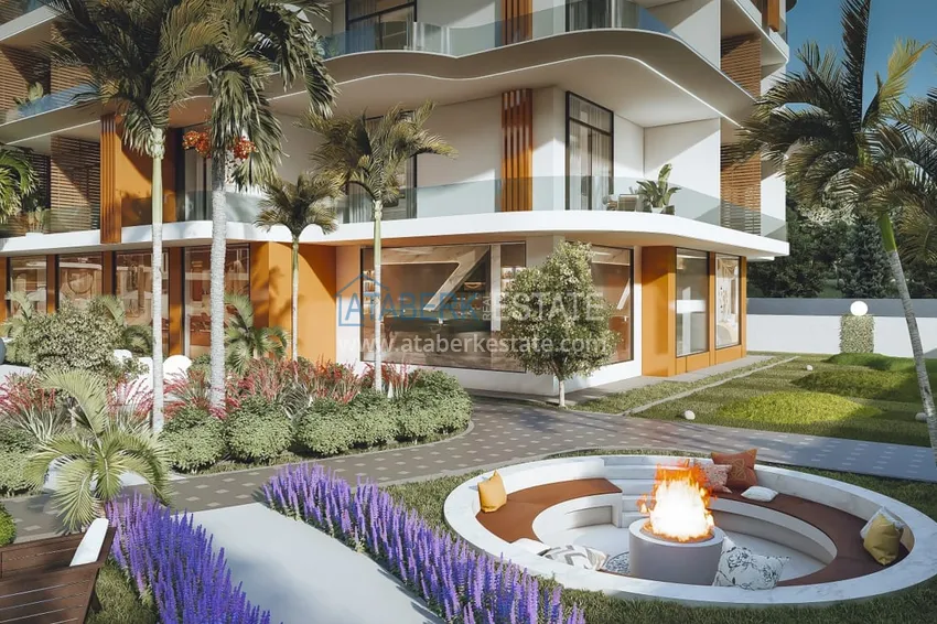 New buildings in Alanya! Finished apartment in Oba 32 