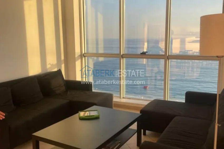 Purchase  Linear apartment 3+1 on the first coastline in Tosmur area. The property is suitable for residence permit  4 