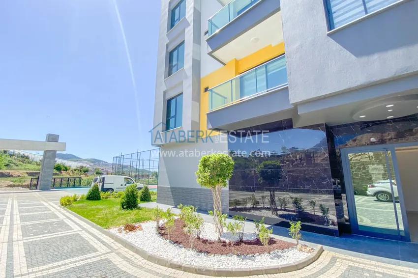 Furnished apartment in Mahmutlar, in a young residential complex  4 