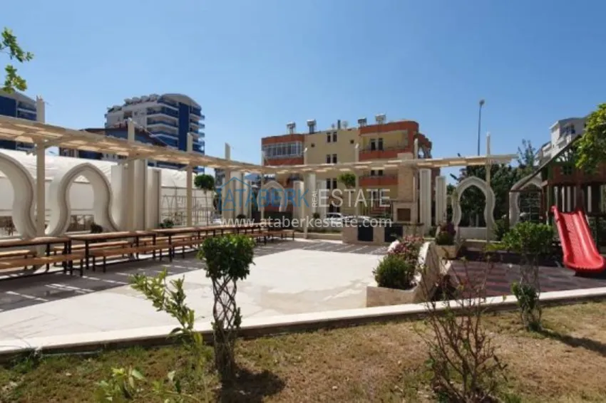 One bedroom apartment with furniture in Gazipasa in a modern complex  4 