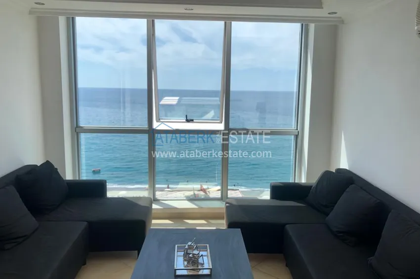 Purchase  Linear apartment 3+1 on the first coastline in Tosmur area. The property is suitable for residence permit  5 