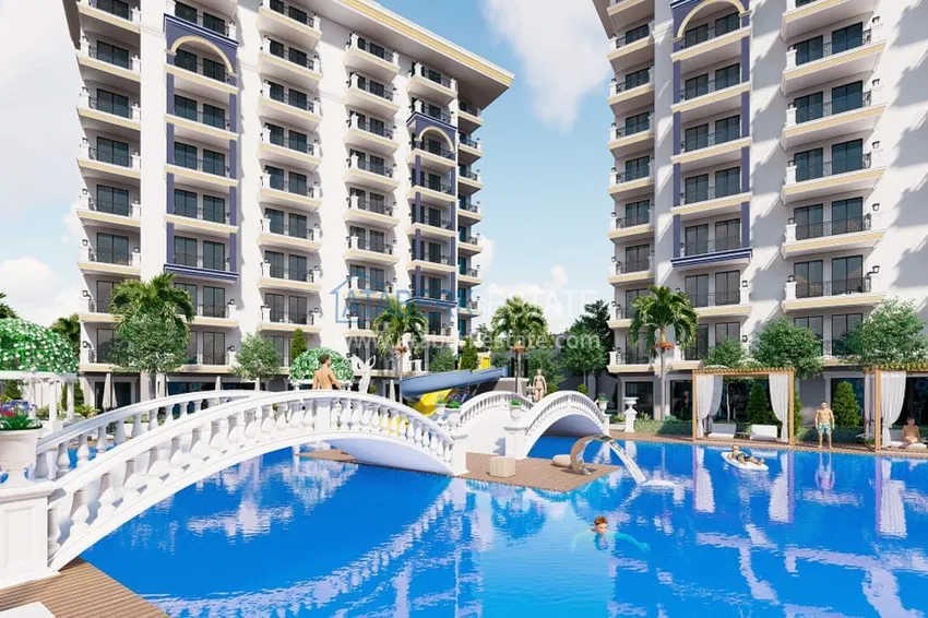 Apartment 1+1 in a complex under construction — Alanya, Avsallar district 5 