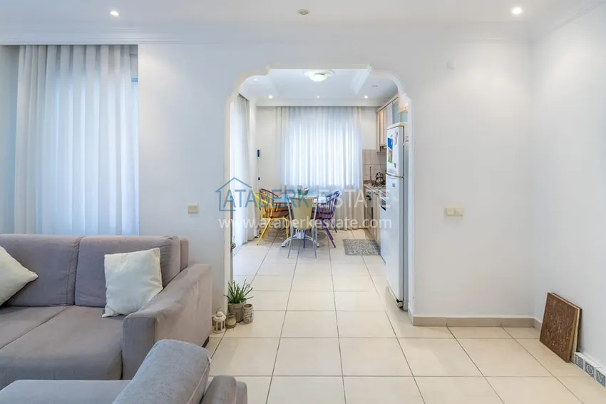 Purchase  Two-bedroom apartment for a residence permit, furnished in a cozy complex - Oba district, Alanya 6 