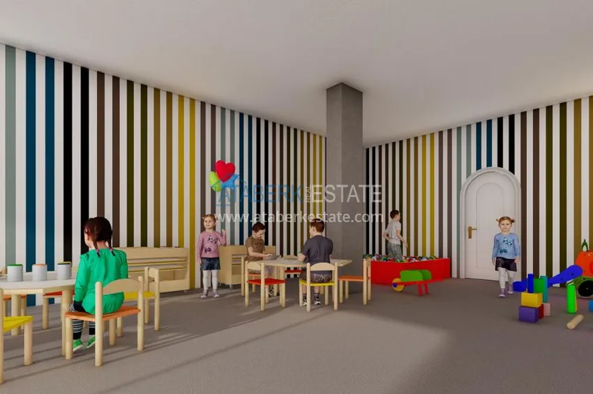 Apartment 1+1 in a complex under construction — Alanya, Avsallar district 7 