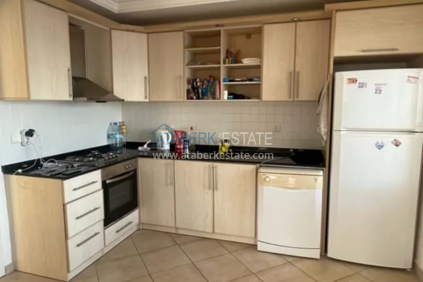 Purchase  Linear apartment 3+1 on the first coastline in Tosmur area. The property is suitable for residence permit  8 