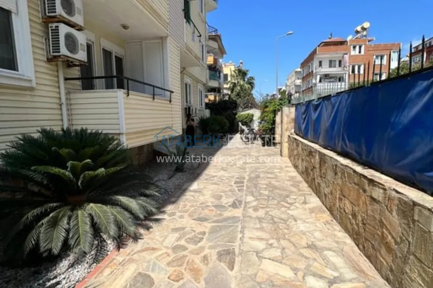 Two-bedroom apartment for a residence permit, furnished in a cozy complex - Oba district, Alanya 9 