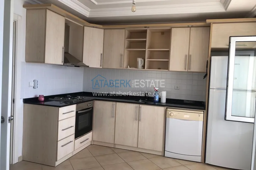 Purchase  Linear apartment 3+1 on the first coastline in Tosmur area. The property is suitable for residence permit  9 