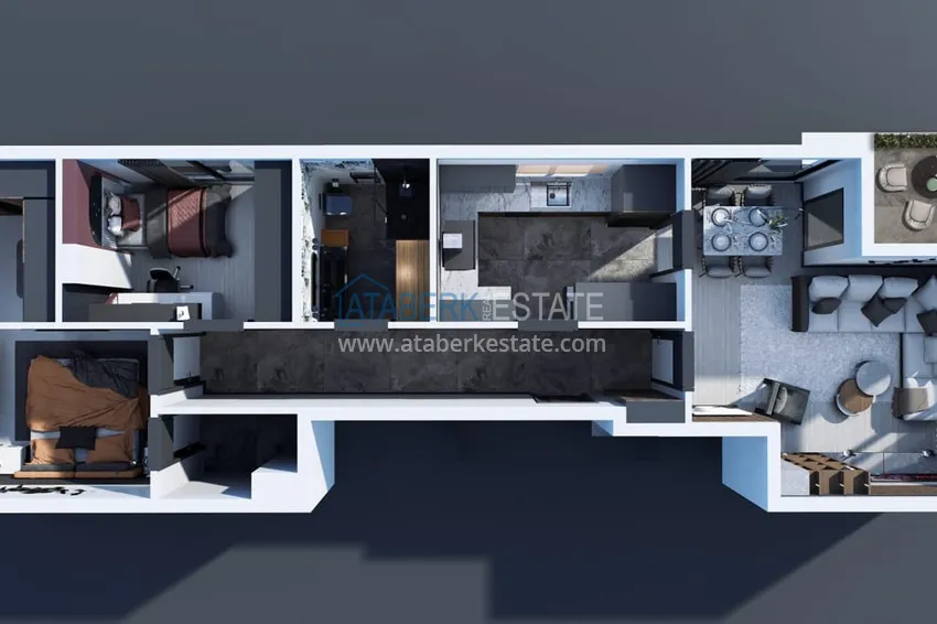 Buy cheap Real estate under construction suitable for citizenship and residence permits — Antalya, Muratpasa, Yildiz 2 