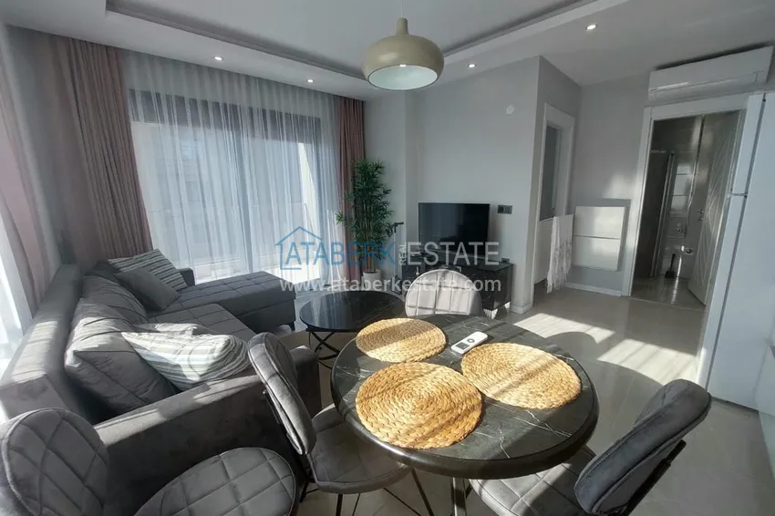 Purchase  Furnished one-bedroom apartment in Avsallar area. New buildings in Alanya 10 