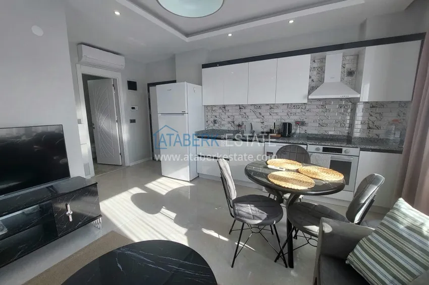 Purchase  Furnished one-bedroom apartment in Avsallar area. New buildings in Alanya 11 
