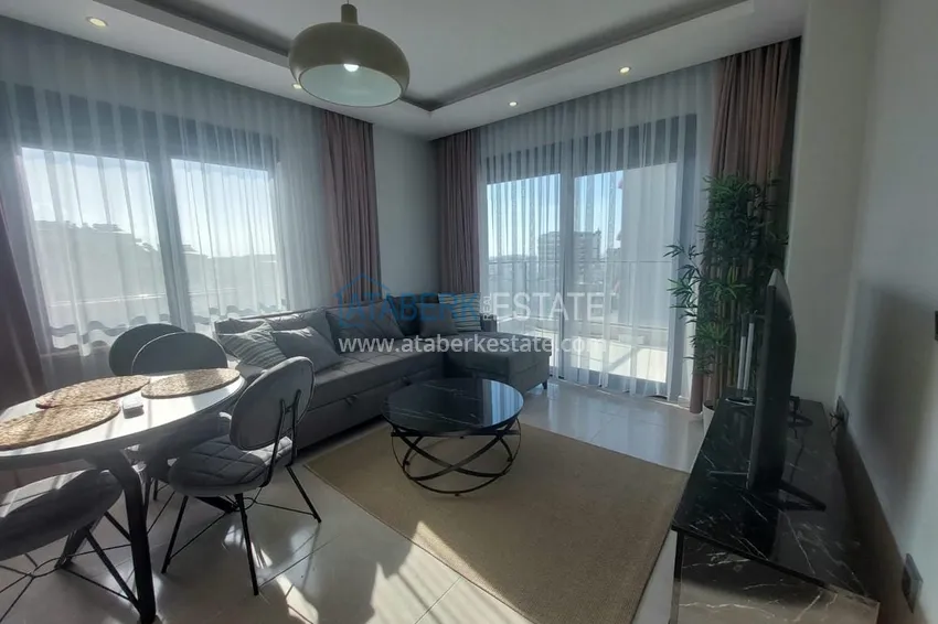 Purchase  Furnished one-bedroom apartment in Avsallar area. New buildings in Alanya 12 