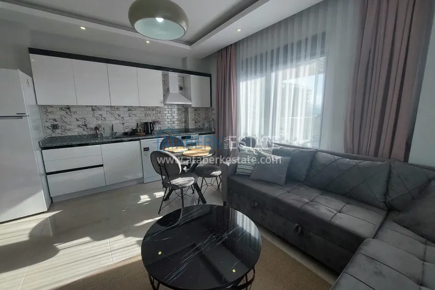Purchase  Furnished one-bedroom apartment in Avsallar area. New buildings in Alanya 14 