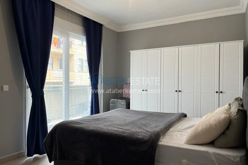 Purchase  Furnished one-bedroom apartment 300 meters from the sea - Alanya center, Cleopatra beach area  12 