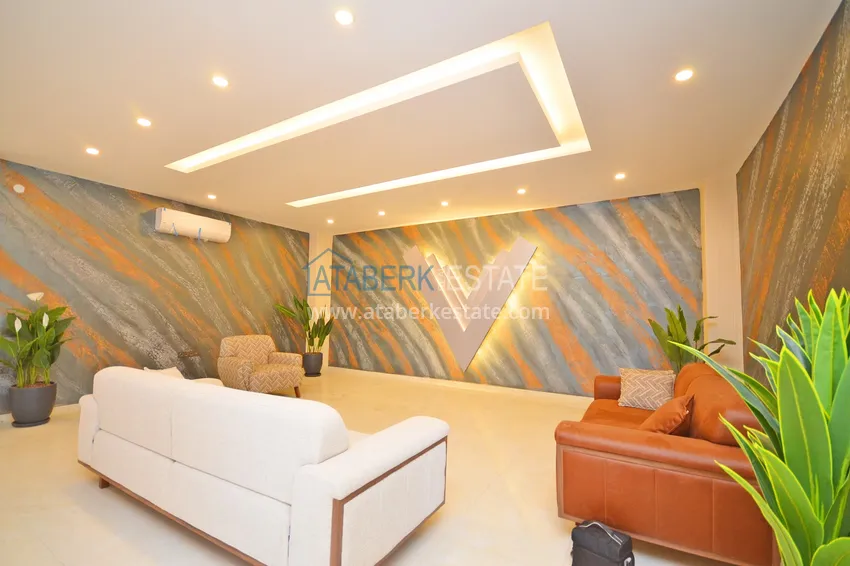 Super price! Apartments with fine finishing and sea views in a new luxury complex - Alanya, Avsallar district 18 