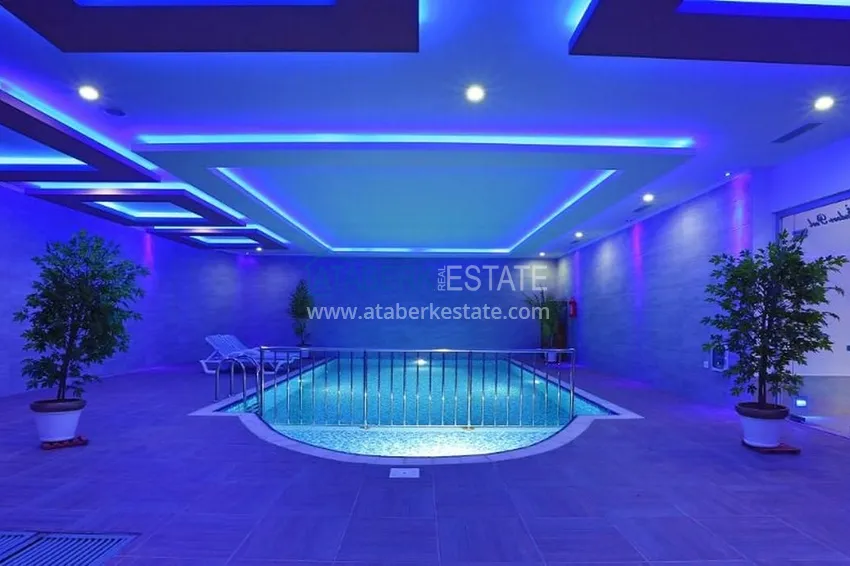 Apartment in Avsallar in a complex with a private beach, furnished with sea views  22 