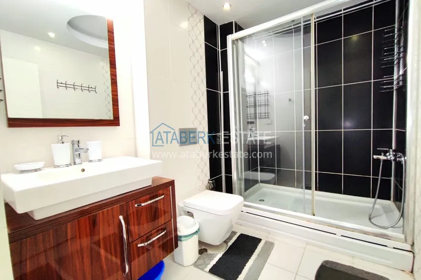 Purchase 1+1 apartment with furniture and a glazed balcony 450 meters from the sea — Mahmutlar, Alanya 23 