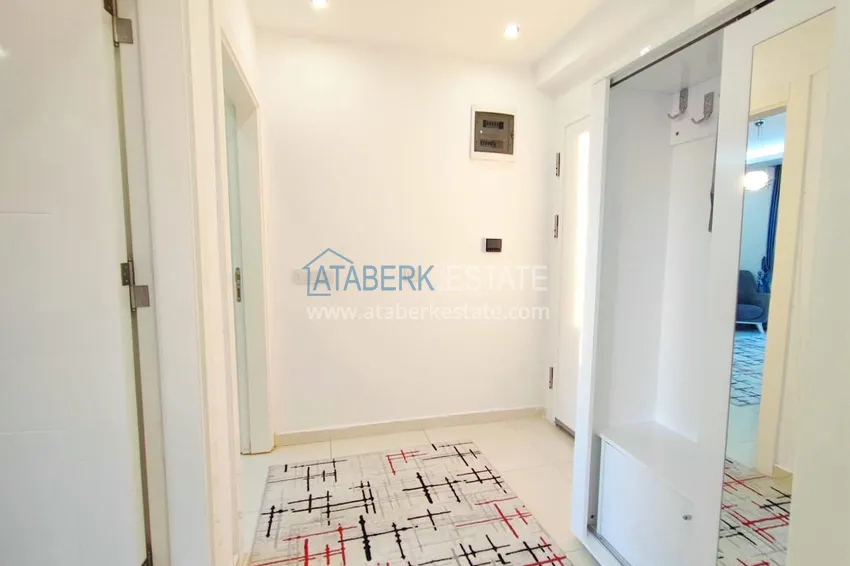 Purchase 1+1 apartment with furniture and a glazed balcony 450 meters from the sea — Mahmutlar, Alanya 2 