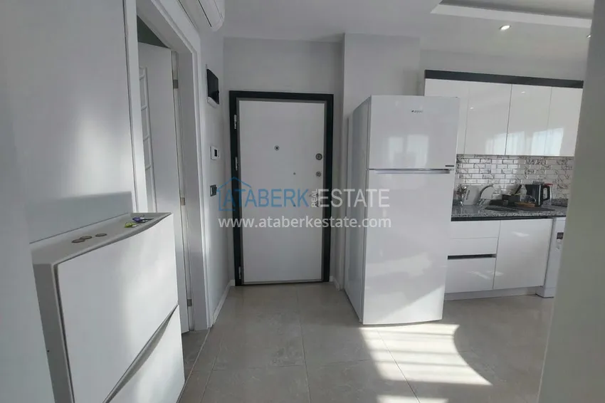 Purchase  Furnished one-bedroom apartment in Avsallar area. New buildings in Alanya 2 