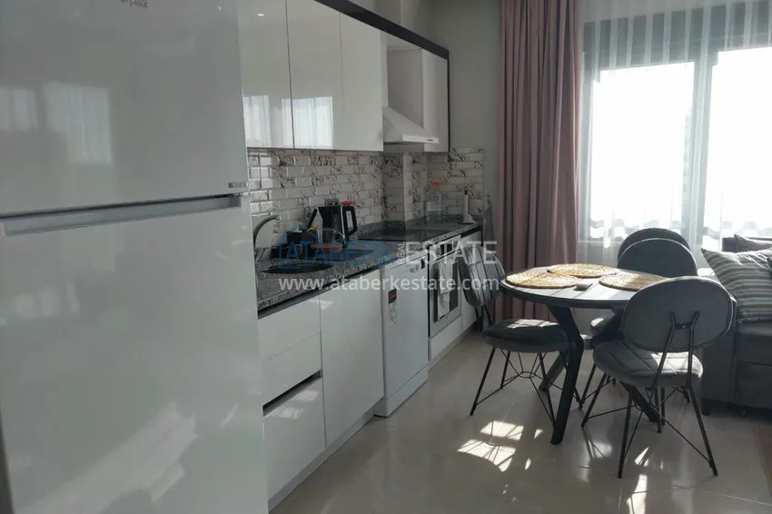 Purchase  Furnished one-bedroom apartment in Avsallar area. New buildings in Alanya 4 