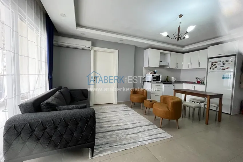 Purchase  Furnished one-bedroom apartment 300 meters from the sea - Alanya center, Cleopatra beach area  1 