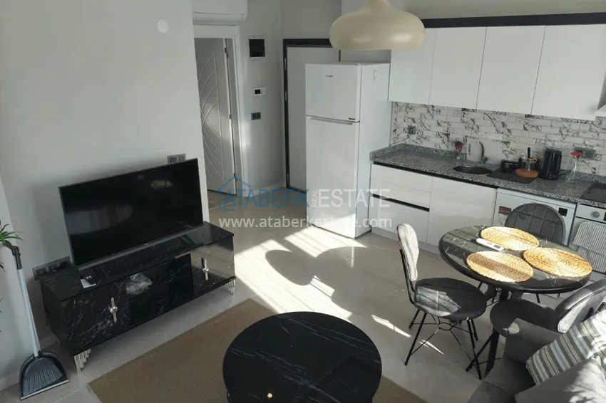 Purchase  Furnished one-bedroom apartment in Avsallar area. New buildings in Alanya 7 