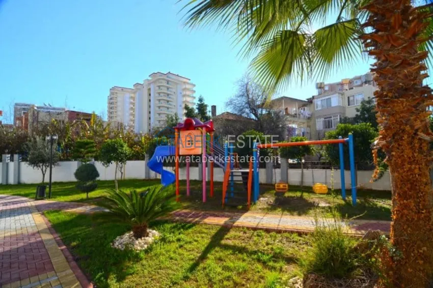 1+1 apartment with furniture and a glazed balcony 450 meters from the sea — Mahmutlar, Alanya 9 