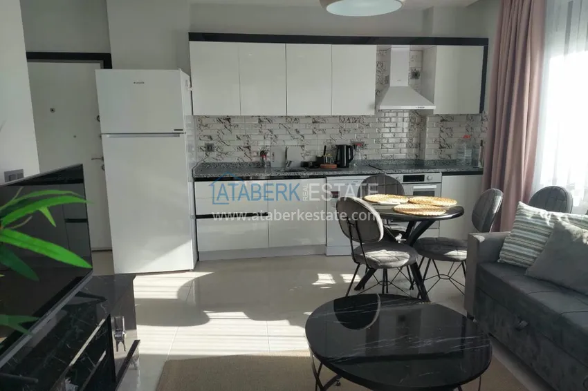 Purchase  Furnished one-bedroom apartment in Avsallar area. New buildings in Alanya 9 