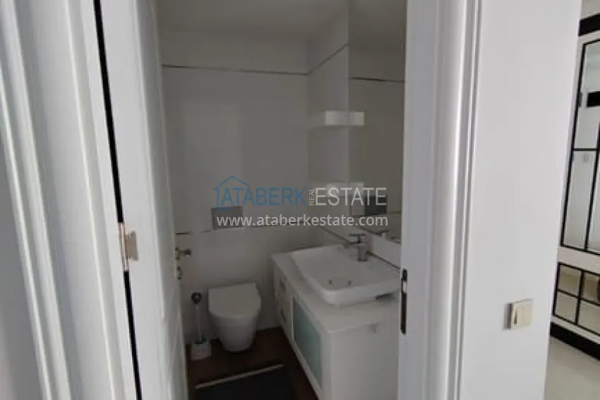 Purchase Furnished 2+1 apartment with sea view in Teje Mersin 7 