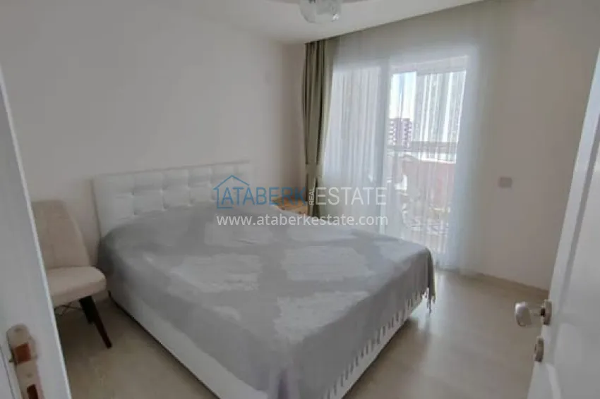Purchase Furnished 2+1 apartment with sea view in Teje Mersin 4 