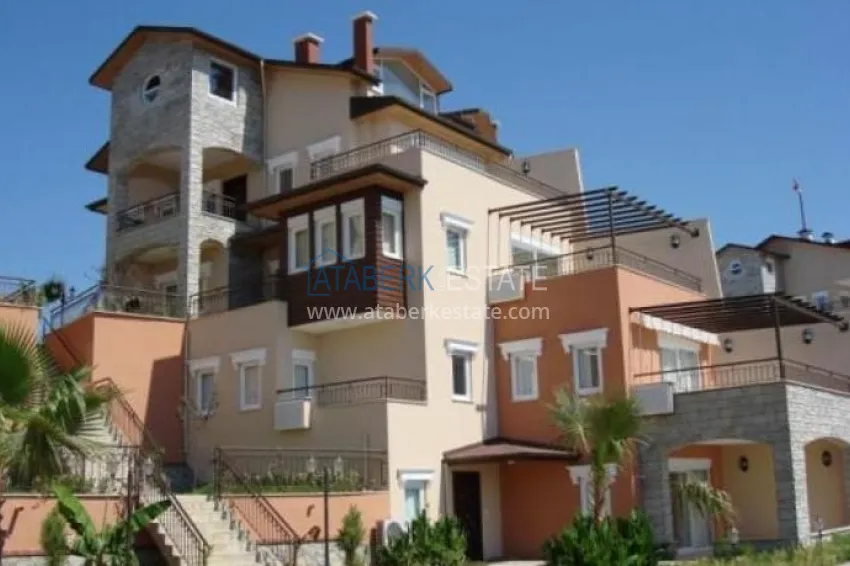 Duplex apartment with furniture, separate kitchen and sea view - Alanya, Turkler district 10 