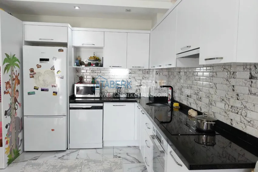 Purchase Turnkey two-room apartment with glazed balcony in Alanya, Avsallar district 10 