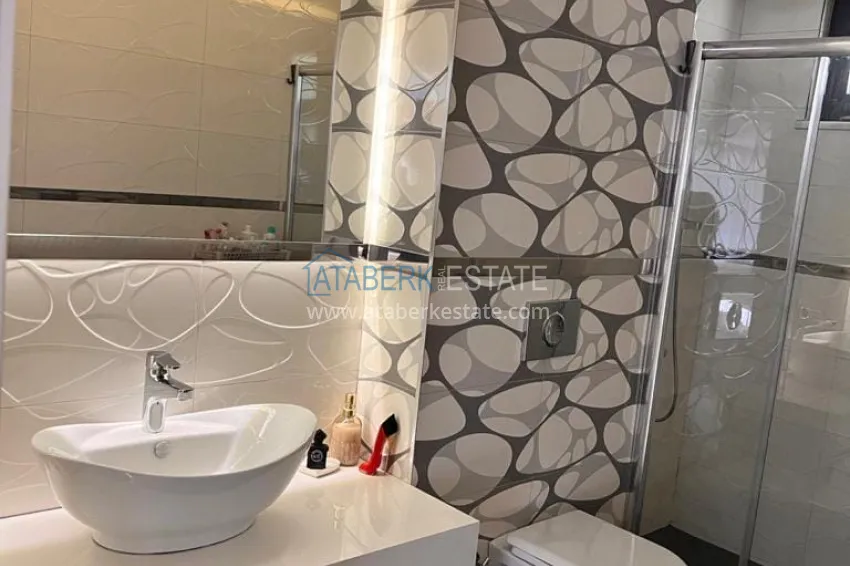 Purchase Duplex apartment in picturesque Kargicak, Alanya - furniture, sauna, jacuzzi and sea view 10