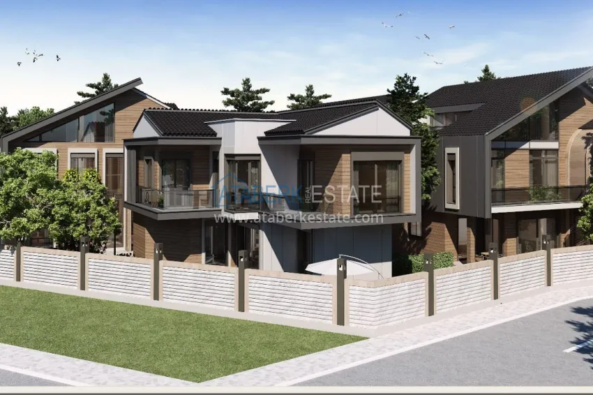 A new project in Antalya is a luxury cottage complex in the picturesque Dosemealti area. Citizenship property 12 