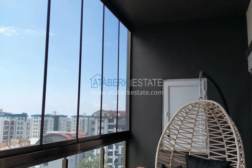 Purchase Turnkey two-room apartment with glazed balcony in Alanya, Avsallar district 12 