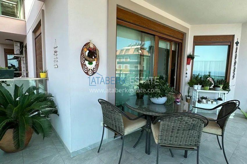Purchase Garden duplex overlooking the sea and the fortress in the center of Alanya — suitable for citizenship and residence permits 14 