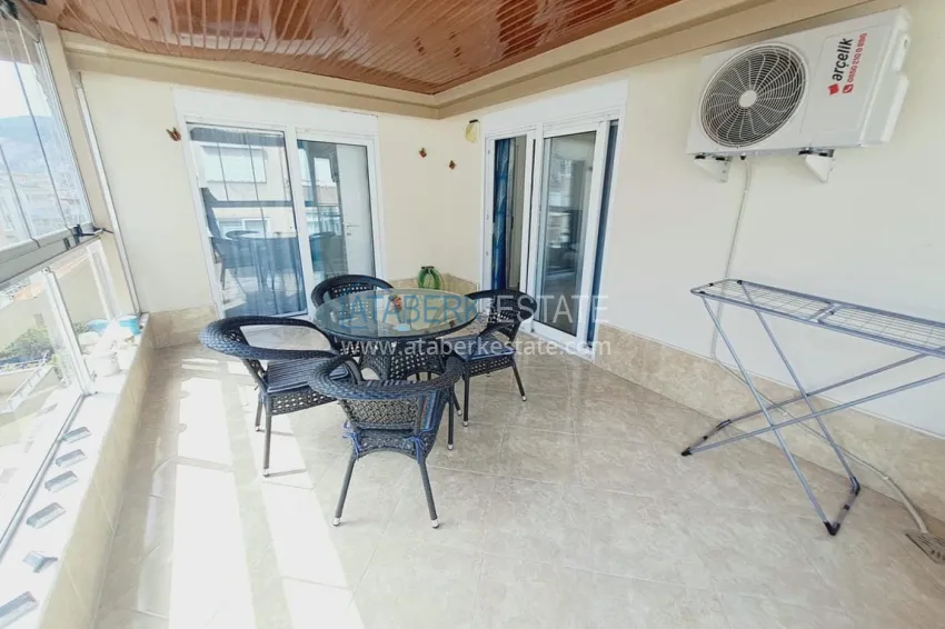 Purchase Furnished penthouses with glazed balconies in the center of Alanya - Cleopatra beach area 13 