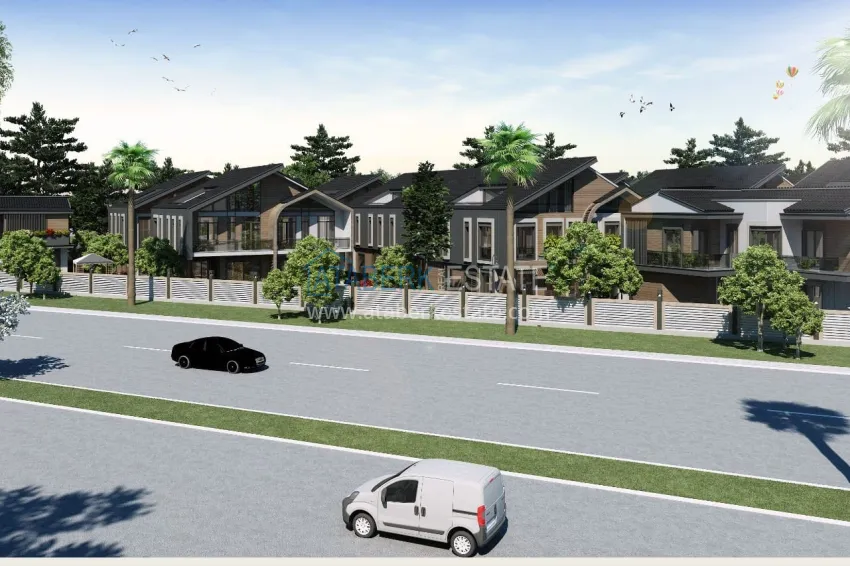 A new project in Antalya is a luxury cottage complex in the picturesque Dosemealti area. Citizenship property 13 