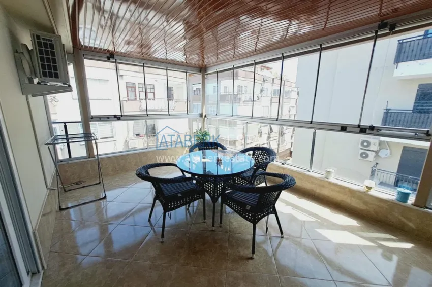 Purchase Furnished penthouses with glazed balconies in the center of Alanya - Cleopatra beach area 14 