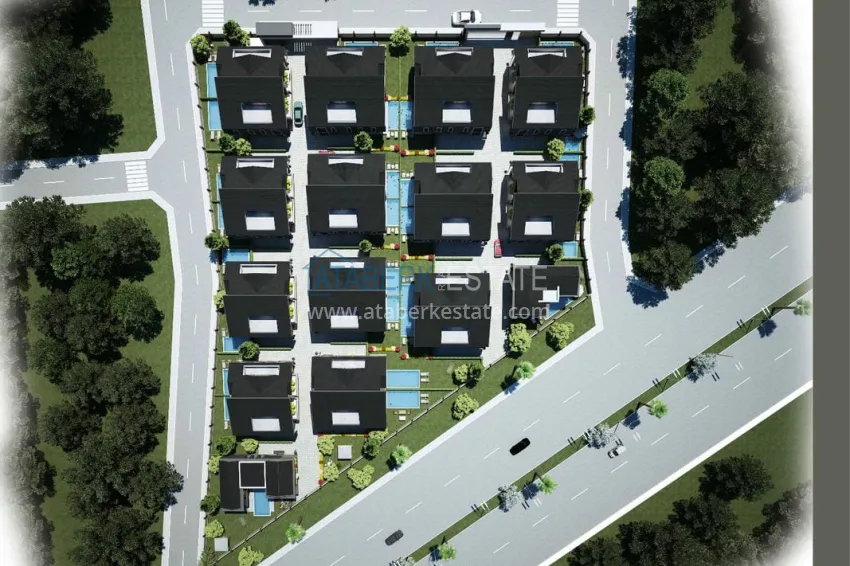 A new project in Antalya is a luxury cottage complex in the picturesque Dosemealti area. Citizenship property 14 