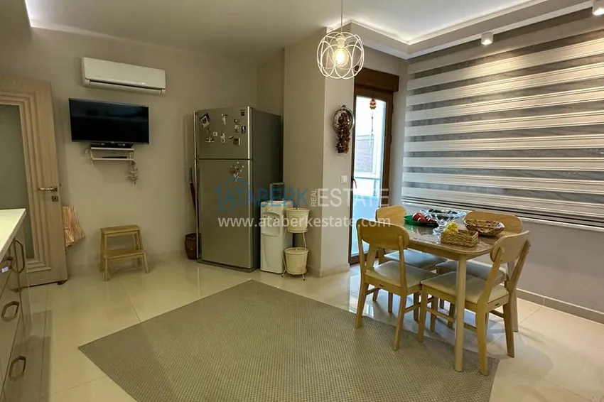 Purchase Garden duplex overlooking the sea and the fortress in the center of Alanya — suitable for citizenship and residence permits 17 