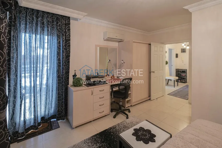 Purchase  Apartment 2+1 with furniture, glazed balcony and sea view, Alanya center 14 