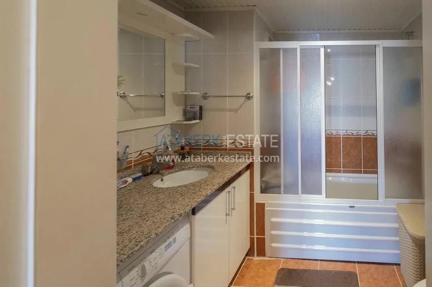 Purchase  Apartment 2+1 with furniture, glazed balcony and sea view, Alanya center 15 