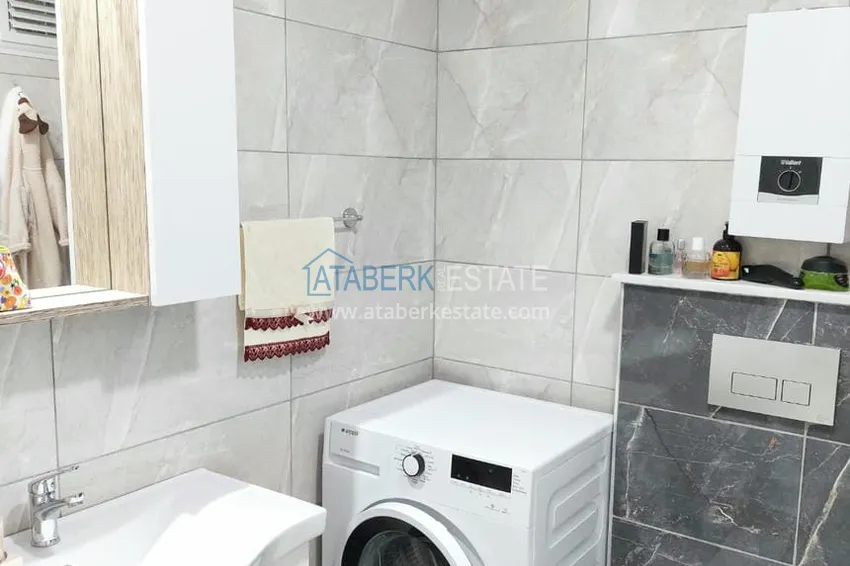 Purchase Turnkey two-room apartment with glazed balcony in Alanya, Avsallar district 17 